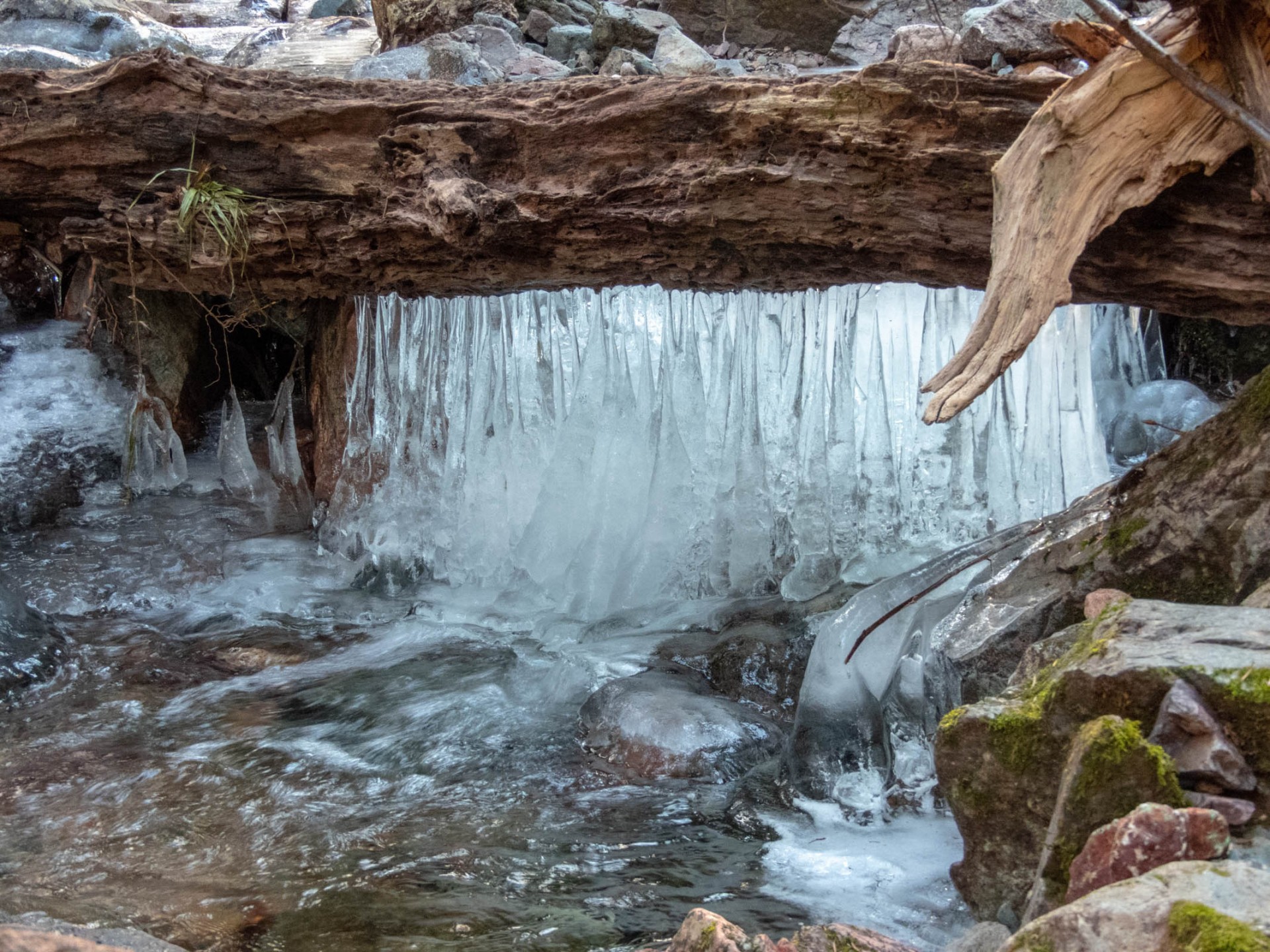 Cascade gelée